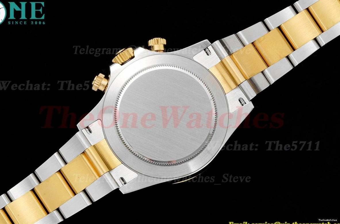 YG Black Dial Daytona 904L SA4130 116503 YG V2 BTF 0412